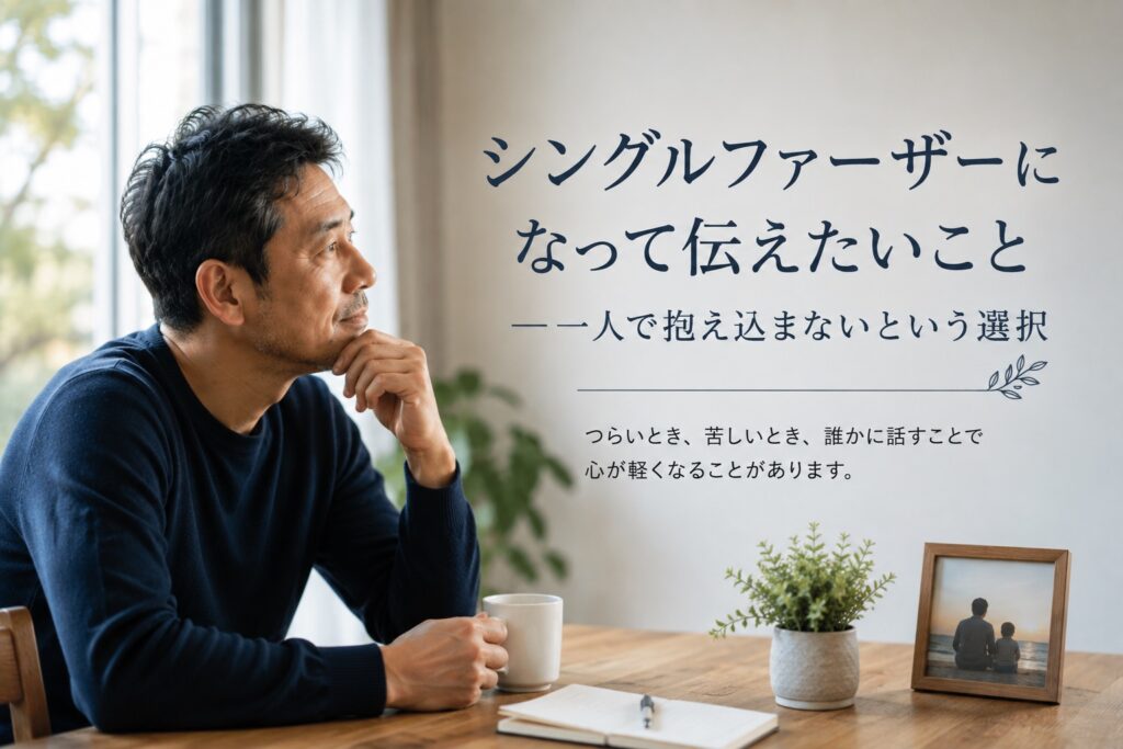自室で考える初老の男性