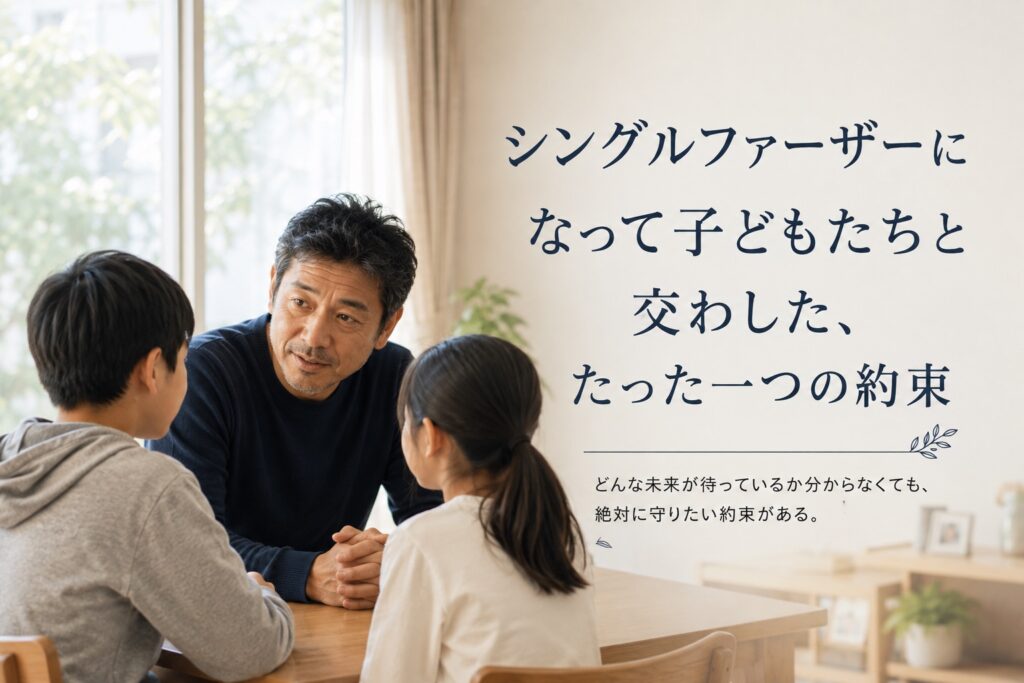 子供と話す男性