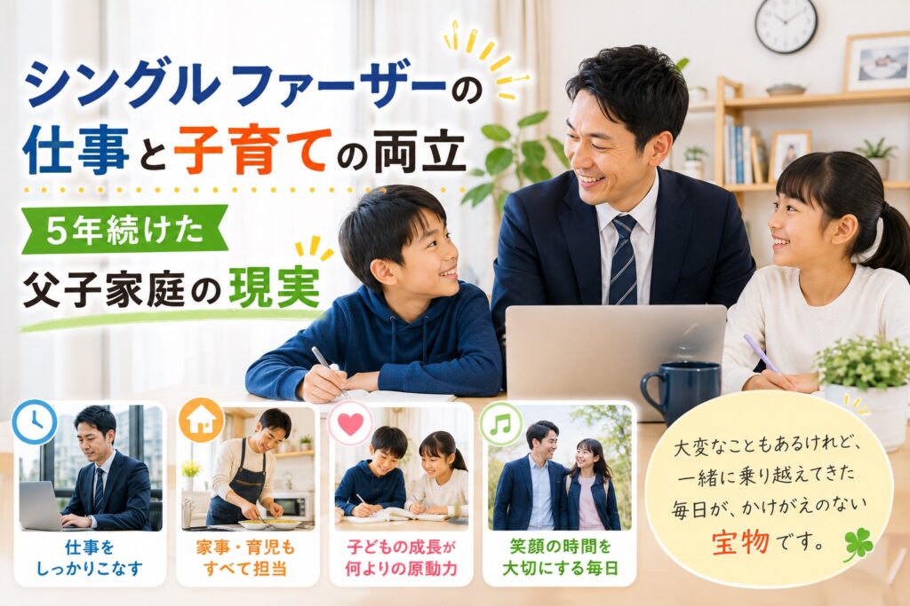 リビングで談笑する家族